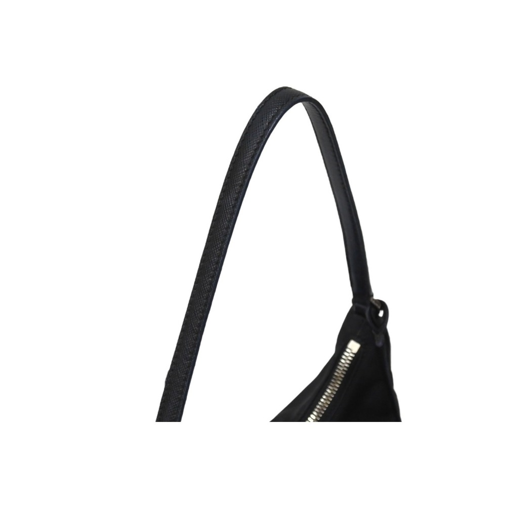 PRADA Hobo One Shoulder Hobo Bag Re Edition Triangle Logo Black - Picture 5 of 10